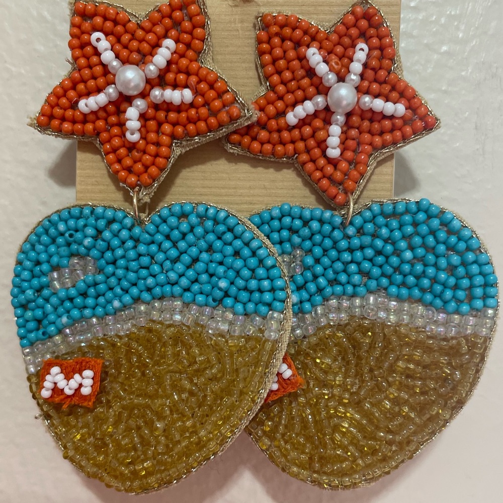 ☀️Beach Please Multicolor Beaded Earrings